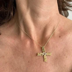 Collier pendentif et diamants