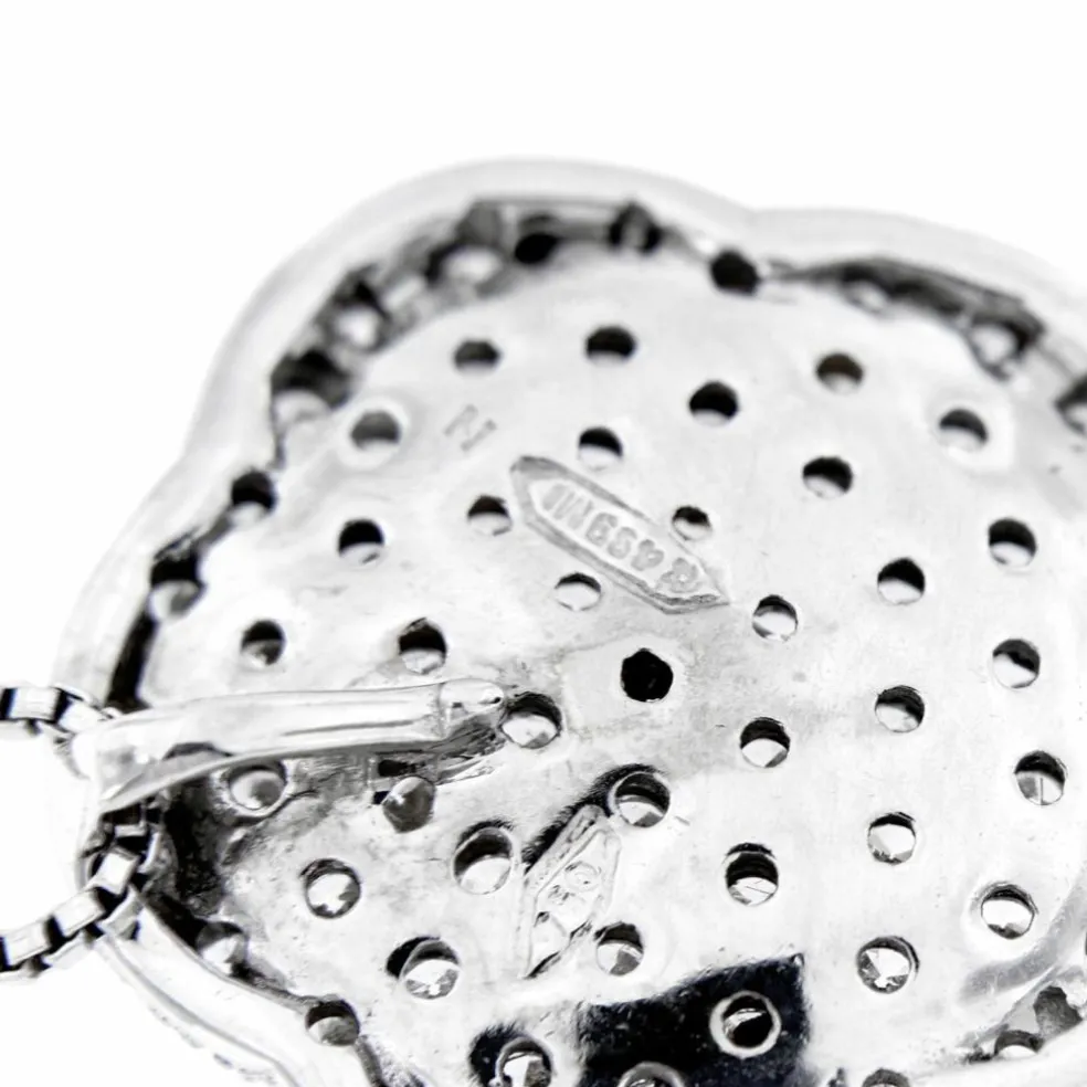 Collier pendentif fleur Diamants