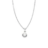 Collier Pendentif Or Blanc & Diamant