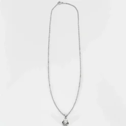 Collier Pendentif Or Blanc & Diamant