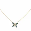 Collier Pendentif Or jaune Saphir