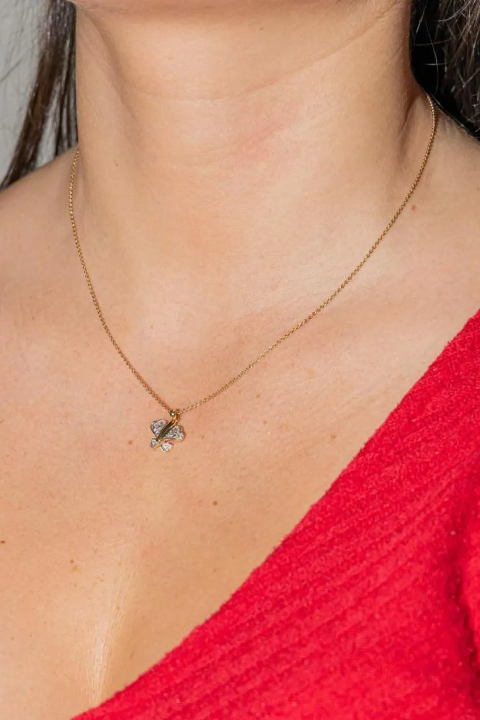 Collier Pendentif Or jaune Diamant