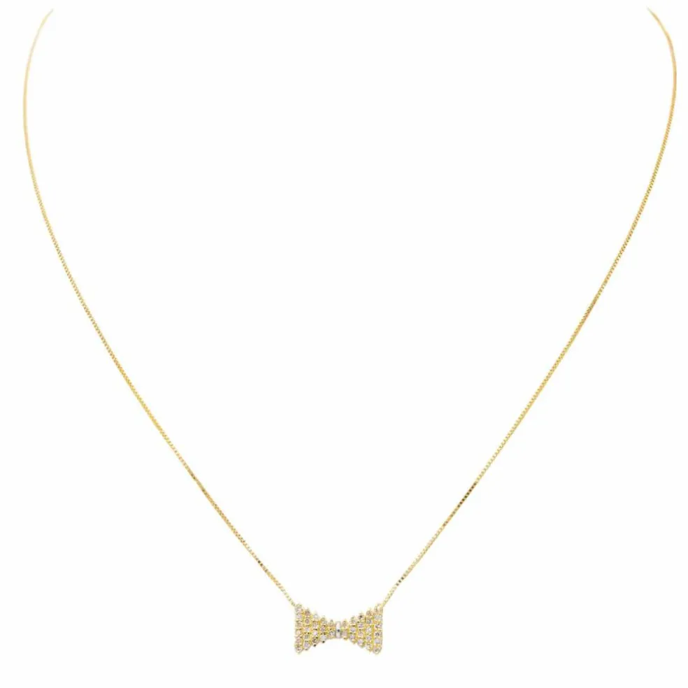 Collier Pendentif Or jaune Diamant