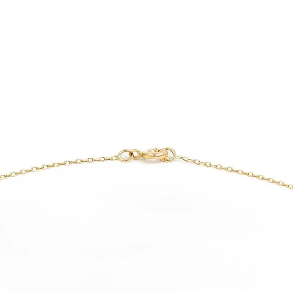 Collier Pendentif Or jaune Saphir