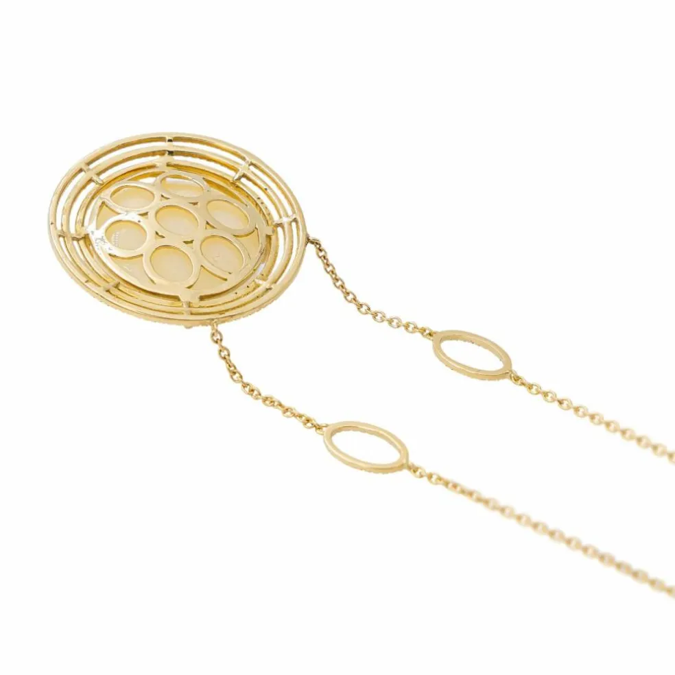 Collier Pendentif Or jaune Opale