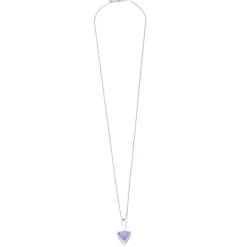 Collier Pendentif Tanzanite Diamants
