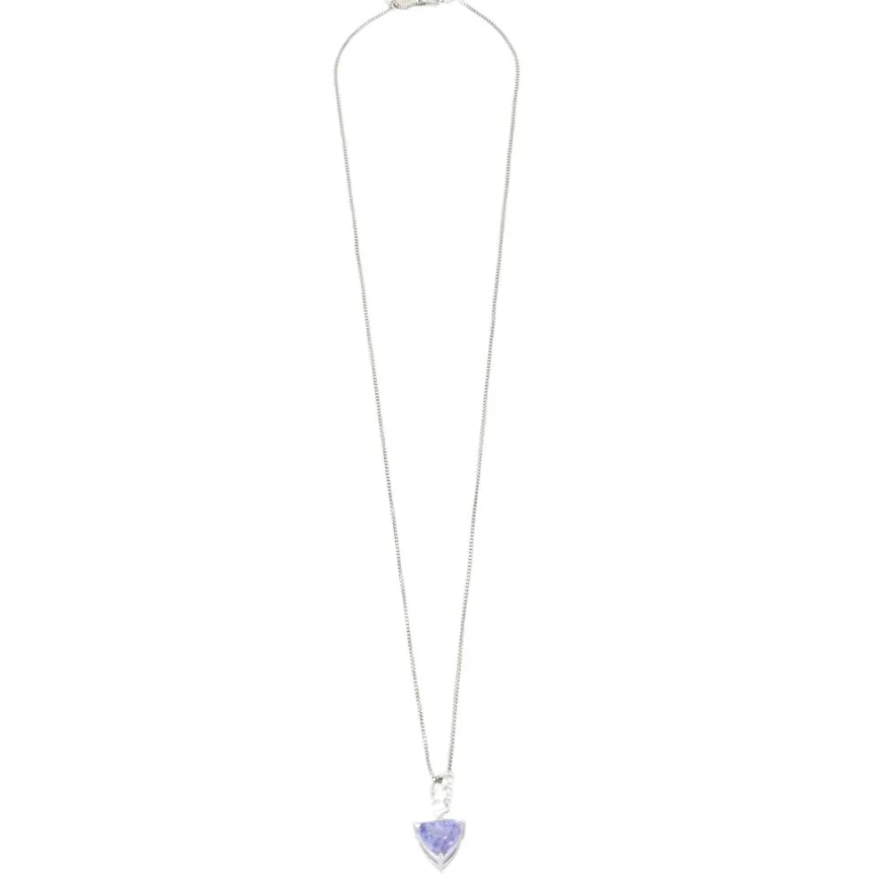 Collier Pendentif Tanzanite Diamants