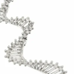 Collier pendentif Vague diamants