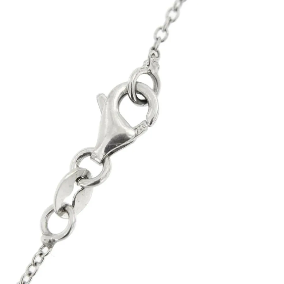 Collier pendentif Vague diamants