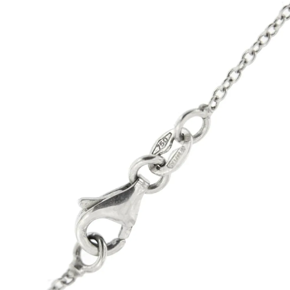 Collier pendentif Vague diamants
