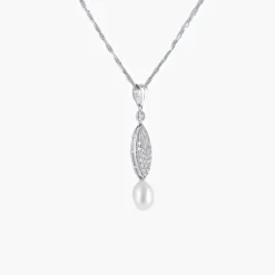 Collier Perle Diamants