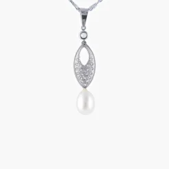 Collier Perle Diamants