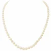 Collier Perle Or blanc Perle, Diamant
