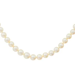 Collier Perle Or blanc Perle, Diamant