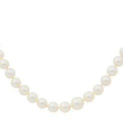 Collier Perle Or blanc Perle