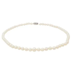 Collier Perle Or blanc Perle