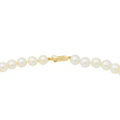Collier Perle Or jaune Saphir, Diamant