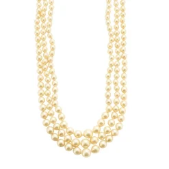 Collier Perles 3 rangs