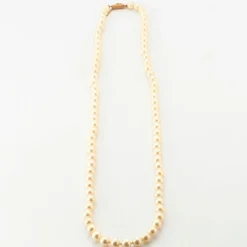 Collier Perles Akoya fermoir Or