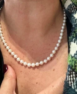 Collier Perles Akoya Or