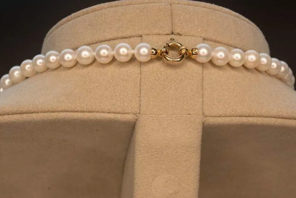 Collier Perles Akoya Or