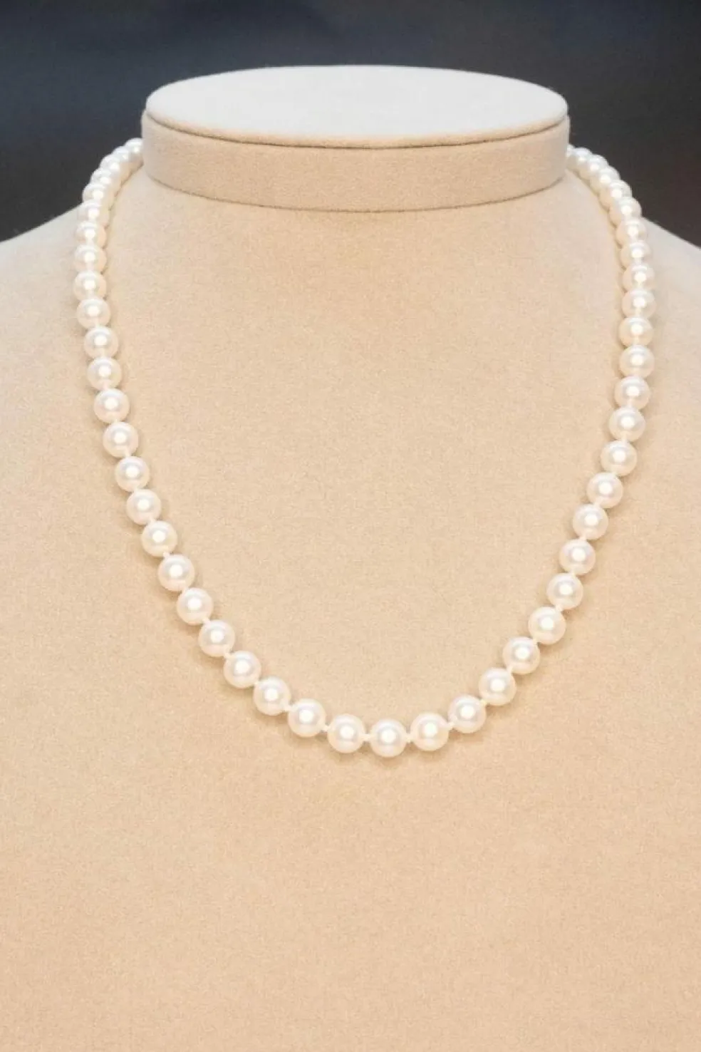 Collier Perles Akoya Or
