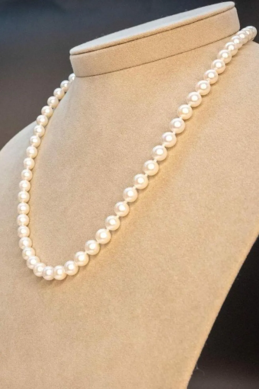 Collier Perles Akoya Or