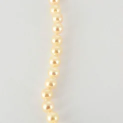 Collier perles Choker, fermoir or jaune