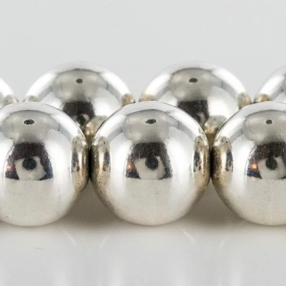 Collier perles d'argent