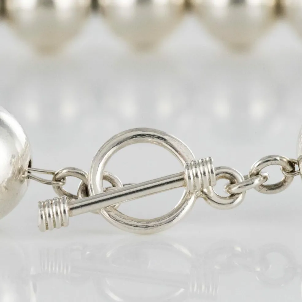 Collier perles d'argent