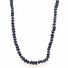 Collier perles de saphirs