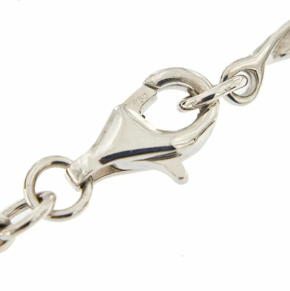 Collier perles diamants