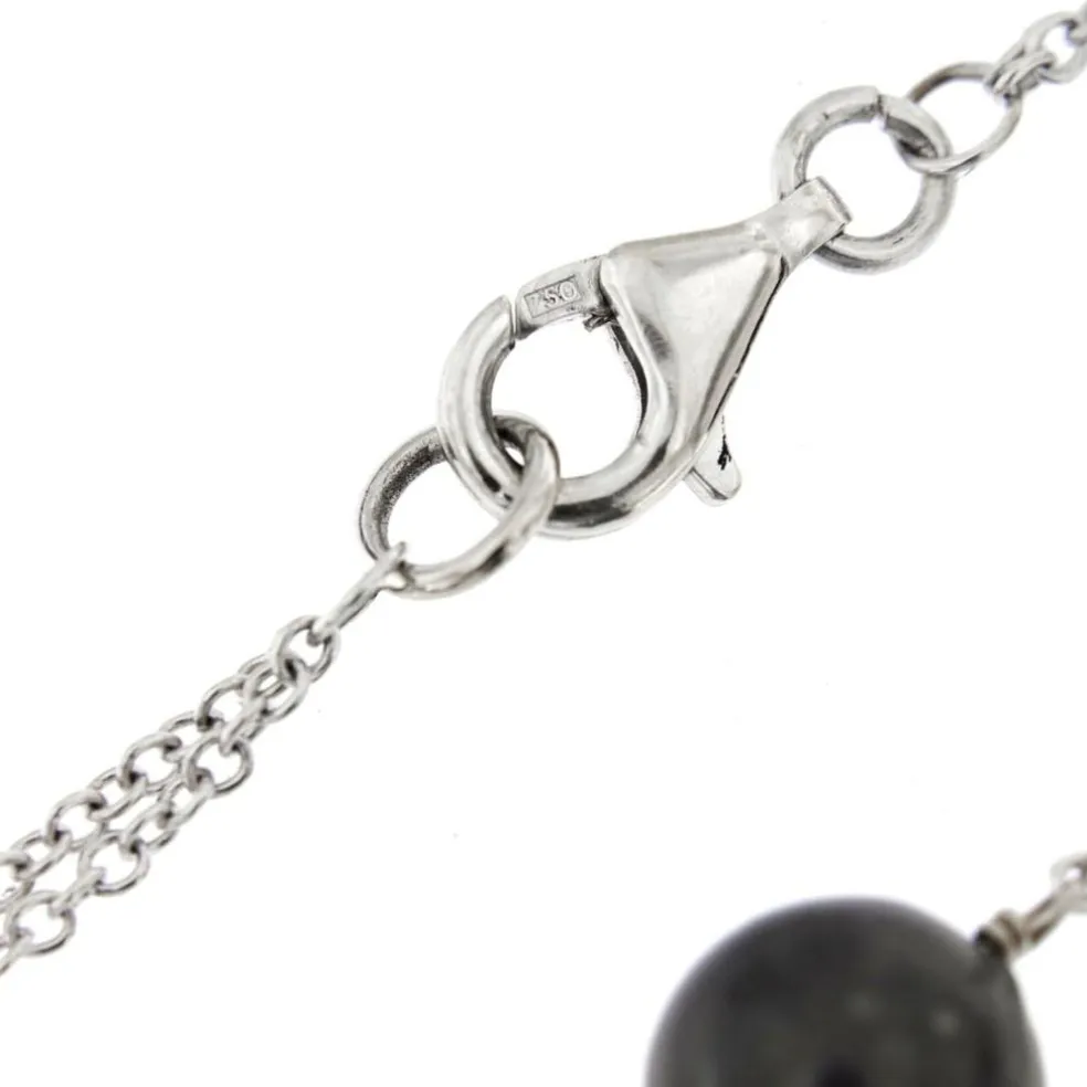 Collier perles et diamants