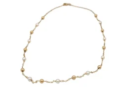 Collier perles et or jaune