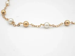 Collier perles et or jaune
