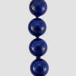 Collier perles Lapis Lazuli, Or