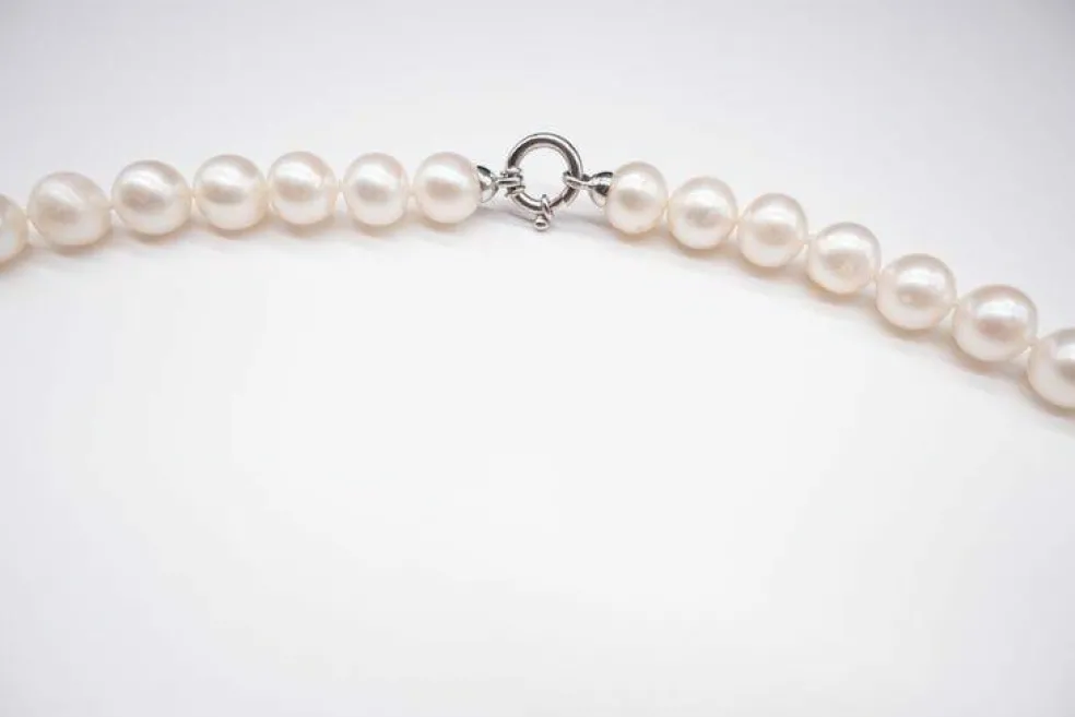 Collier Perles Or