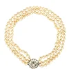 Collier Perles Or & Diamants