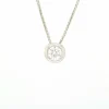 Collier point lumineux 0,60 ct