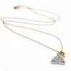 Collier "POISSON" Or bicolore Diamants