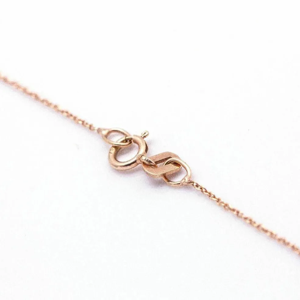 Collier "POISSON" Or bicolore Diamants
