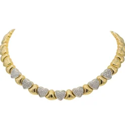 Collier Ras de cou Or jaune Diamant