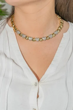 Collier Ras de cou Or jaune Diamant