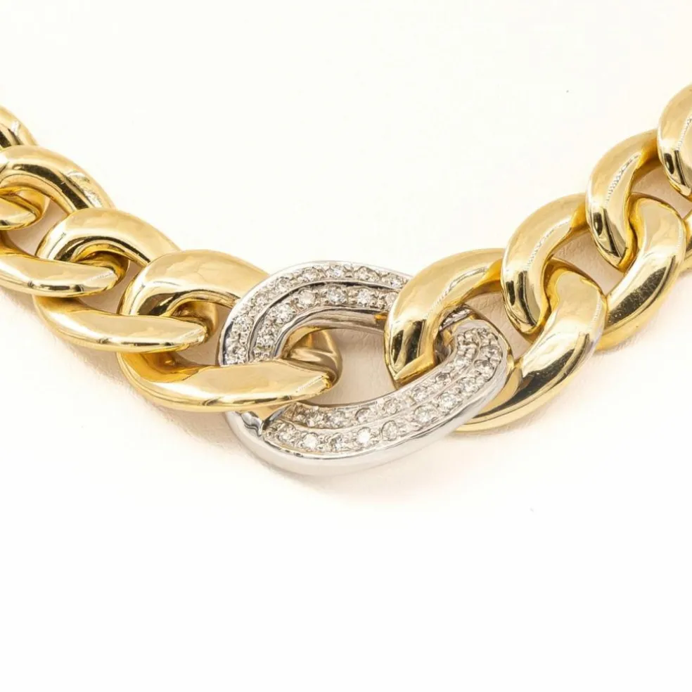 Collier Ras de cou Or jaune Diamant