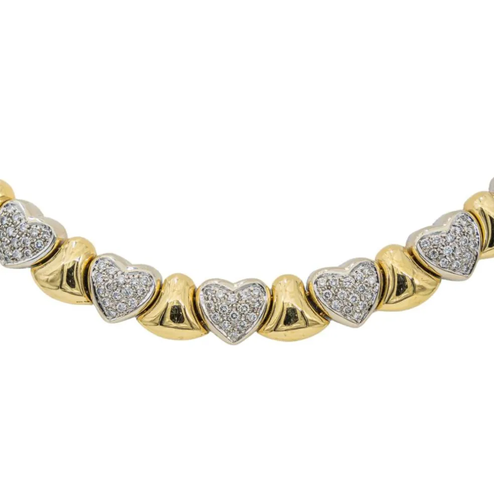 Collier Ras de cou Or jaune Diamant