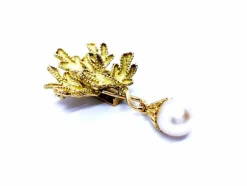 Collier Ras de cou Or jaune Perle