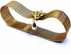 Collier Ras de cou Or jaune Perle