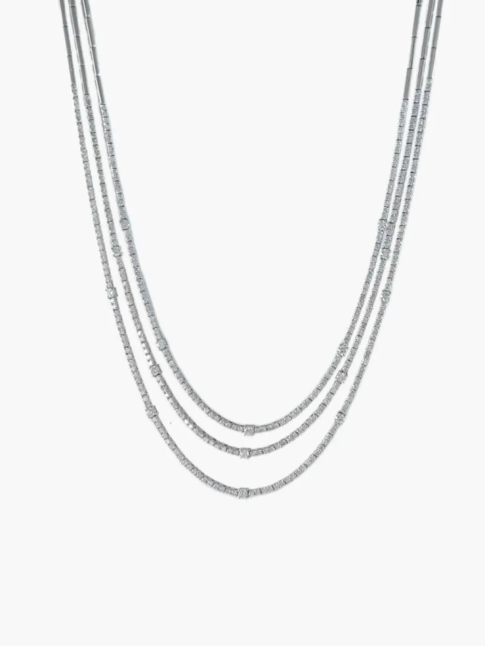 COLLIER RIVIERE OR & DIAMANTS