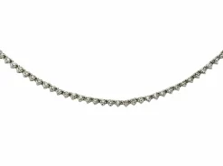 Collier rivière de diamants or blanc