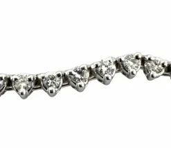 Collier rivière de diamants or blanc